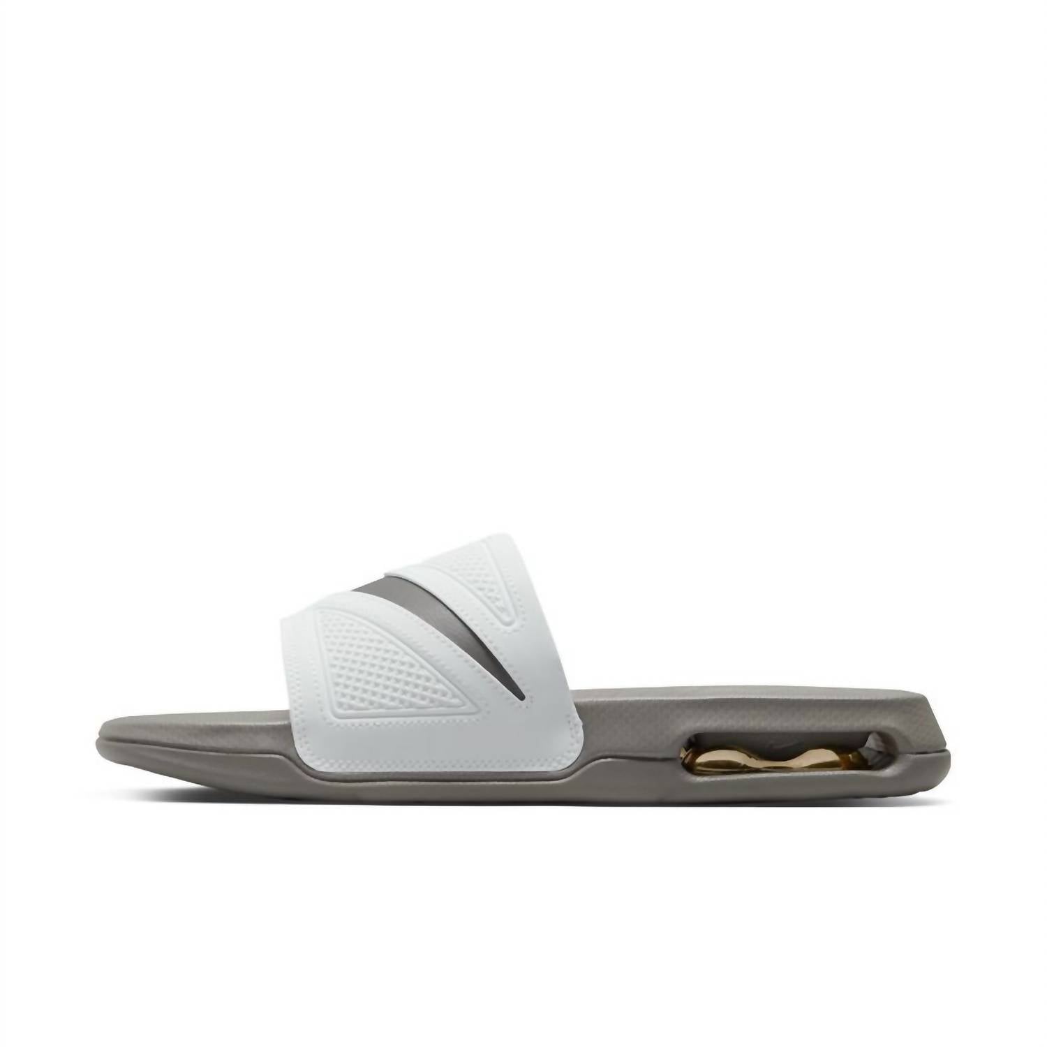 Men's Air Max Cirro Sandals In Platinum Tint/flat Pewter-Magma Orange
