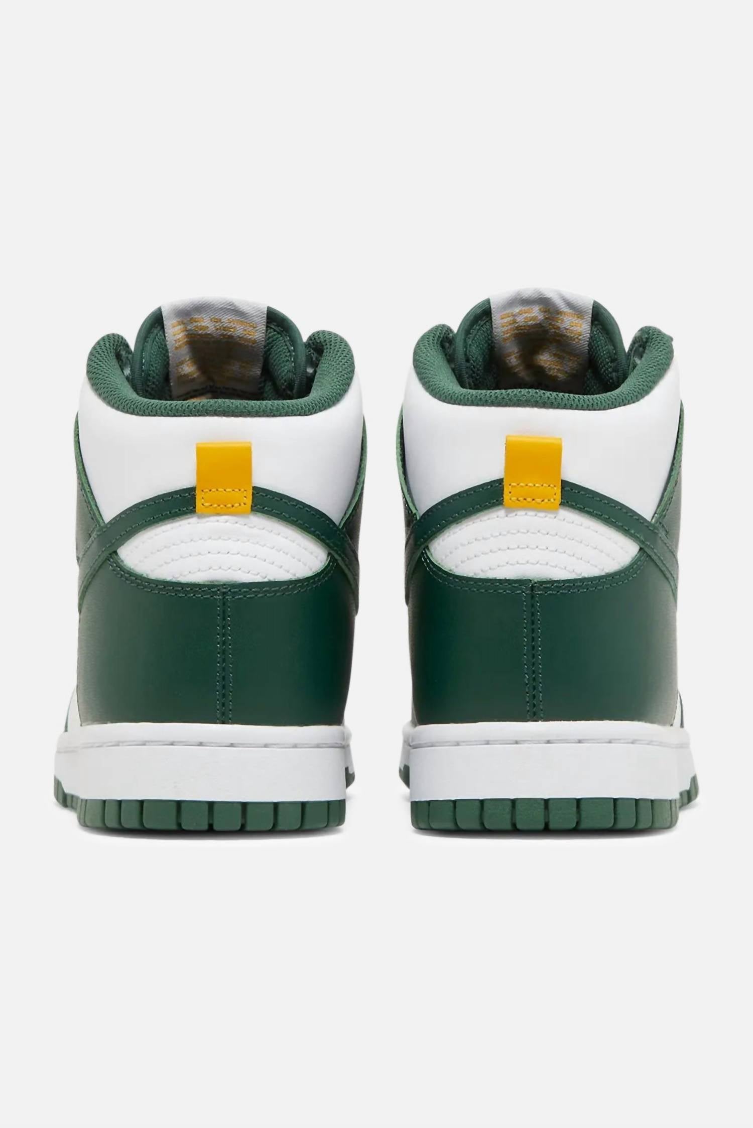 Men's Dunk Hi Retro Sneakers In Noble Green