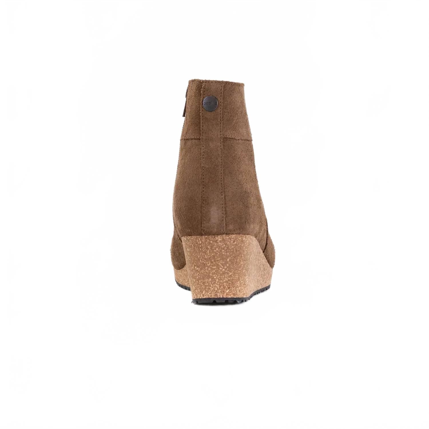 Women's Ebba Ankle Boot In Dark Tea