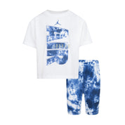 Cloud Dye Bike Short Set - Kids