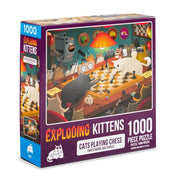 1000pc Cats Playing Chess Puzzle