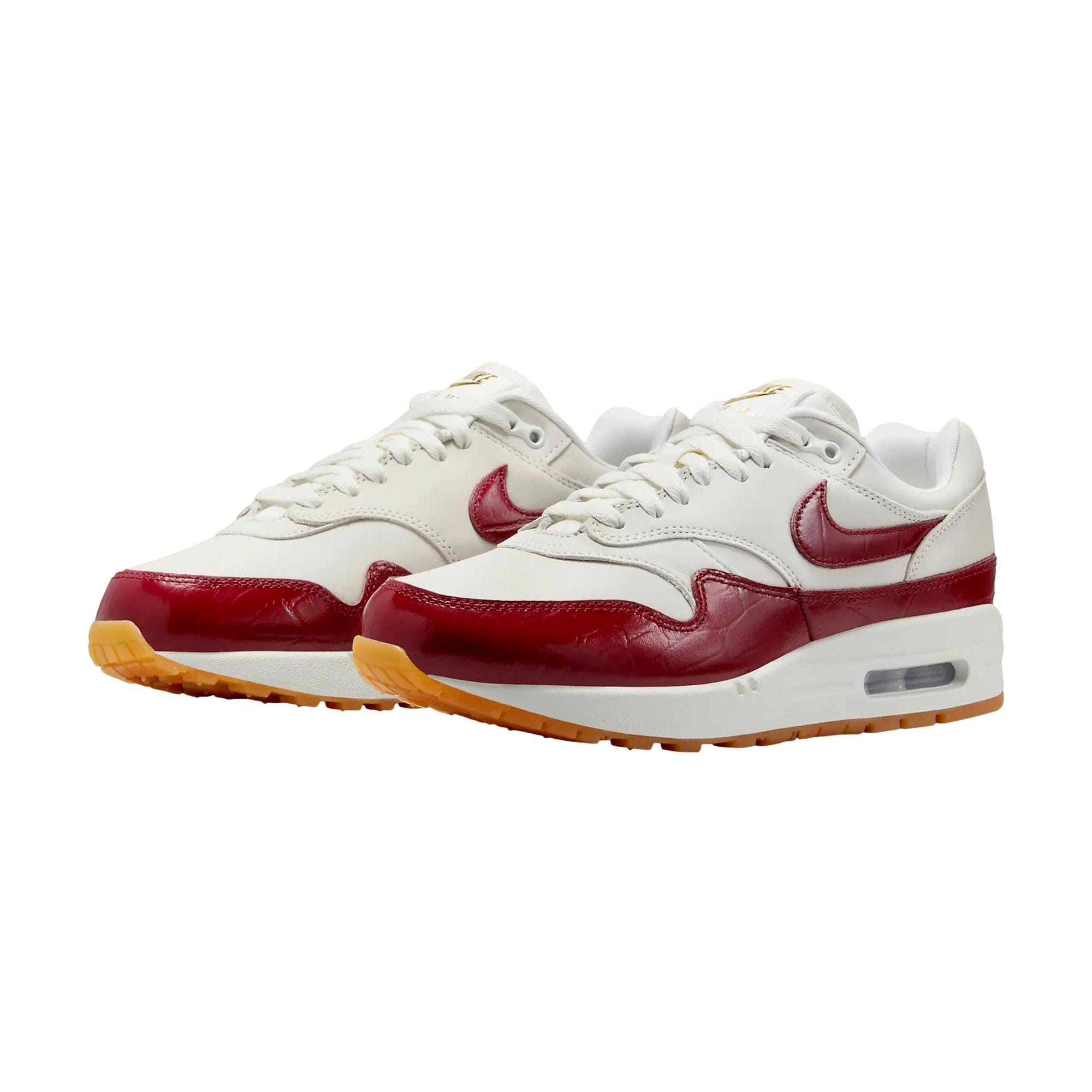 Women's Nike Air Max 1 LX Sail/Team Red-Sail FJ3169-100