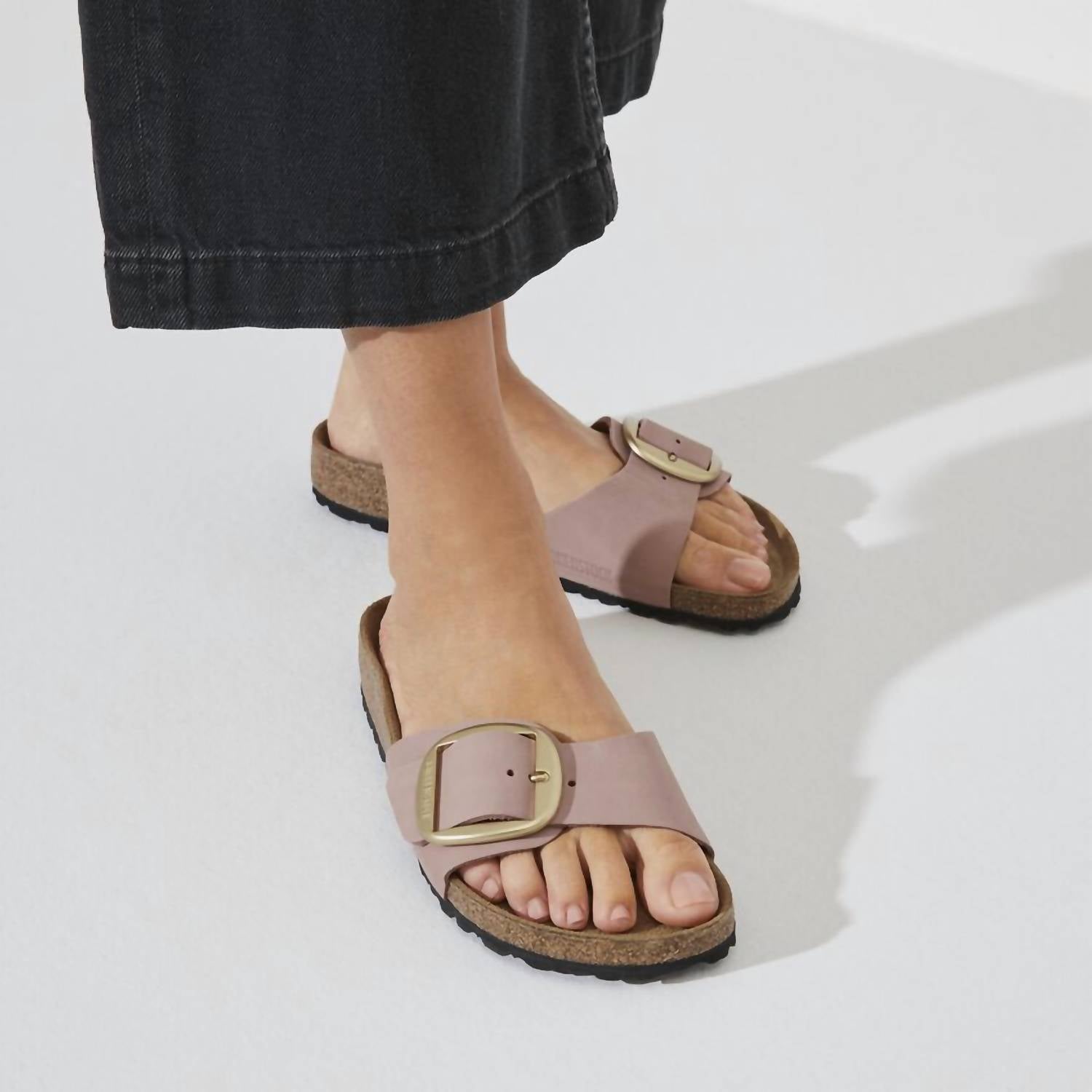 Women's Madrid Big Buckle Sandals In Old Rose