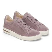 Women's Bend Low Suede Leather Shoes In Faded Purple