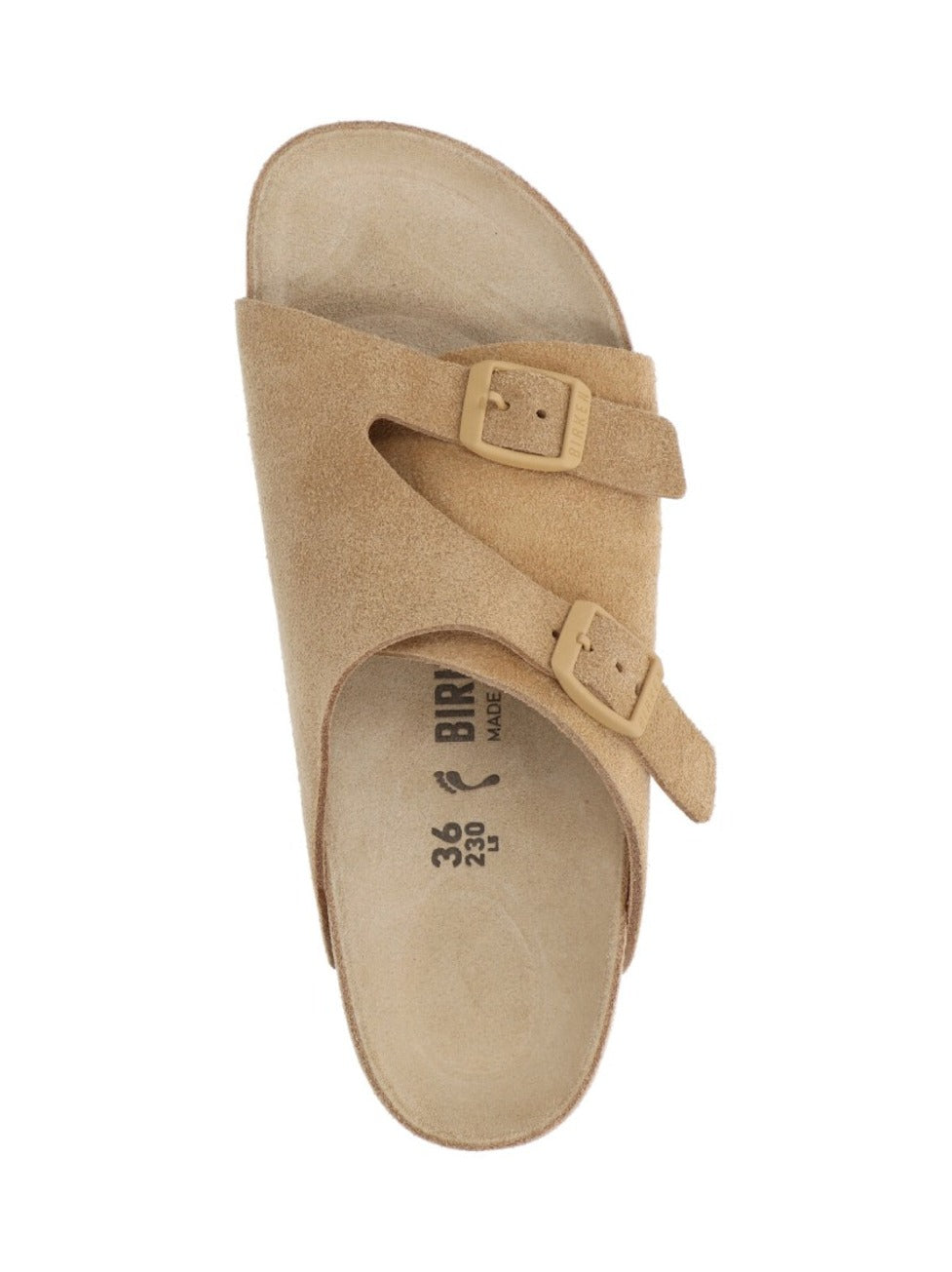 Zürich Sandals In Beige Suede