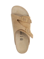 Zürich Sandals In Beige Suede