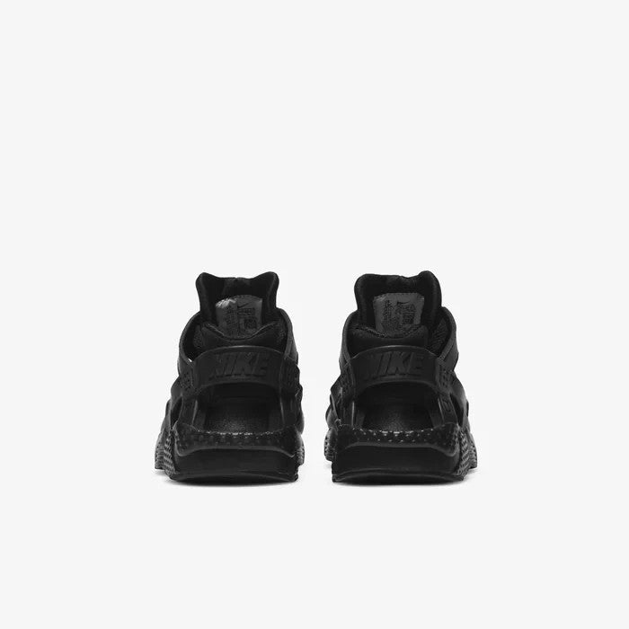 Nike Air Huarache Run 704949-016 Sneaker Kids Triple Black Low Top Running Shoes