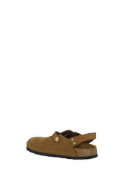 Brown Tokio Ii Suede Sabot Loafers