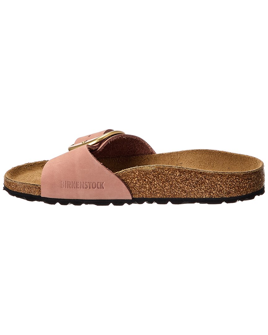 Birkenstock Madrid Narrow Big Buckle Nubuck Leather Sandal