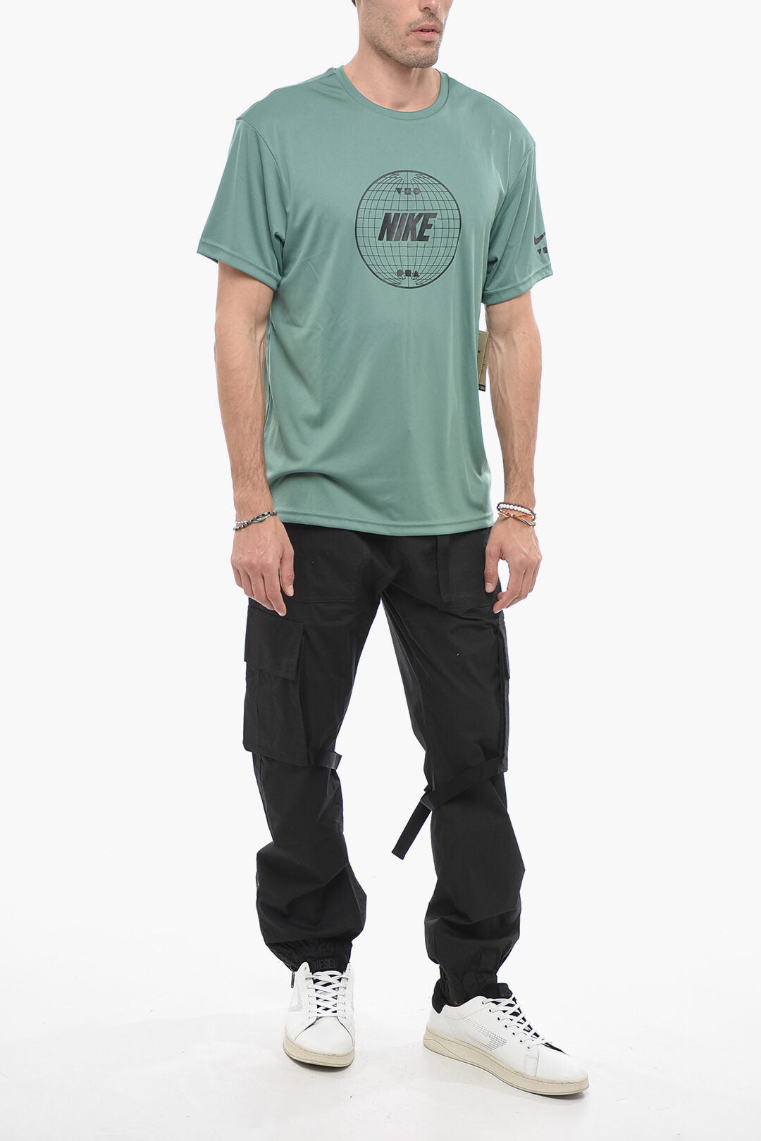 SWIM Crewneck Dri-Fit T-Shirt with Printed Logo