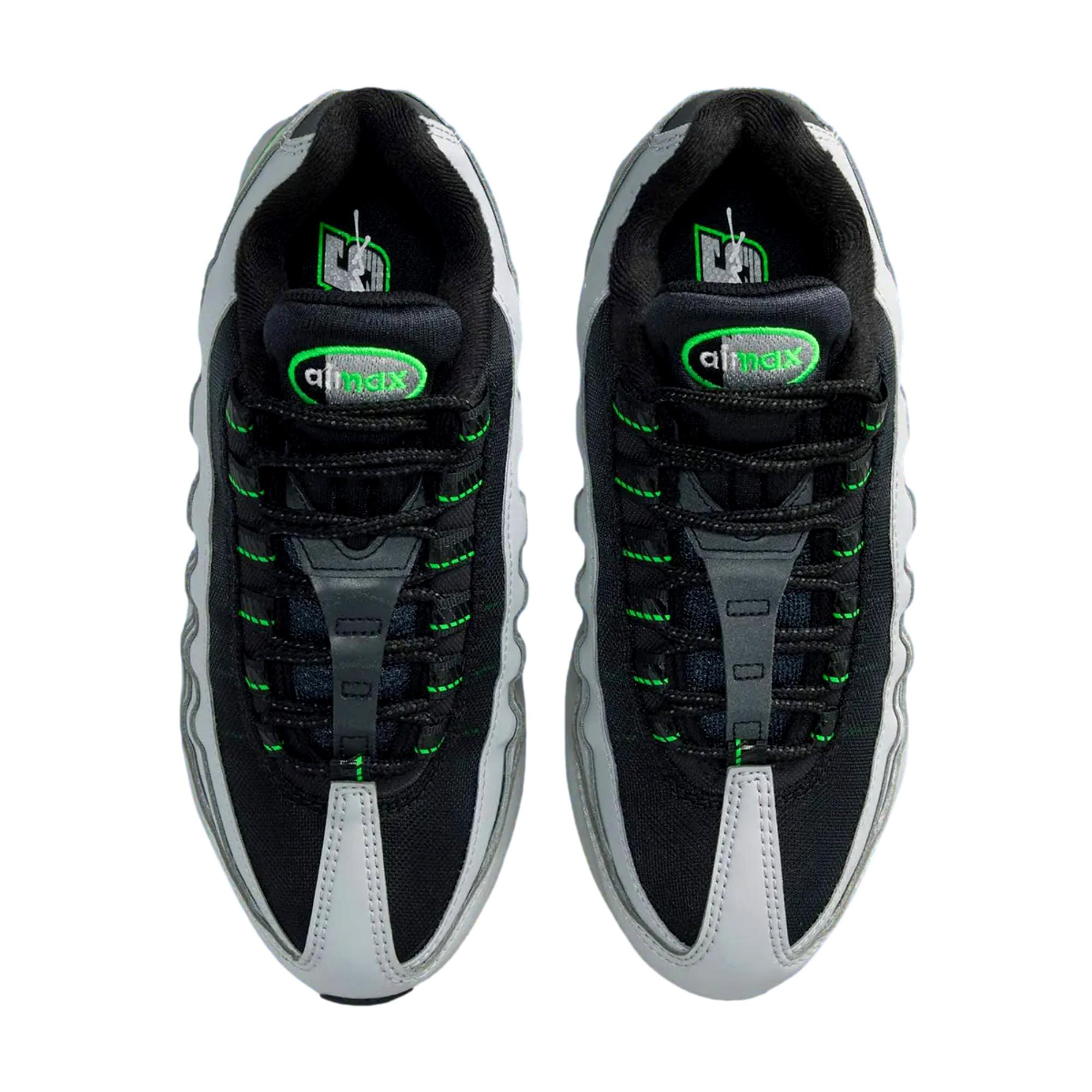 Grade-School Nike Air Max 95 BB Leather Light Smoke Grey / Black II4130-012