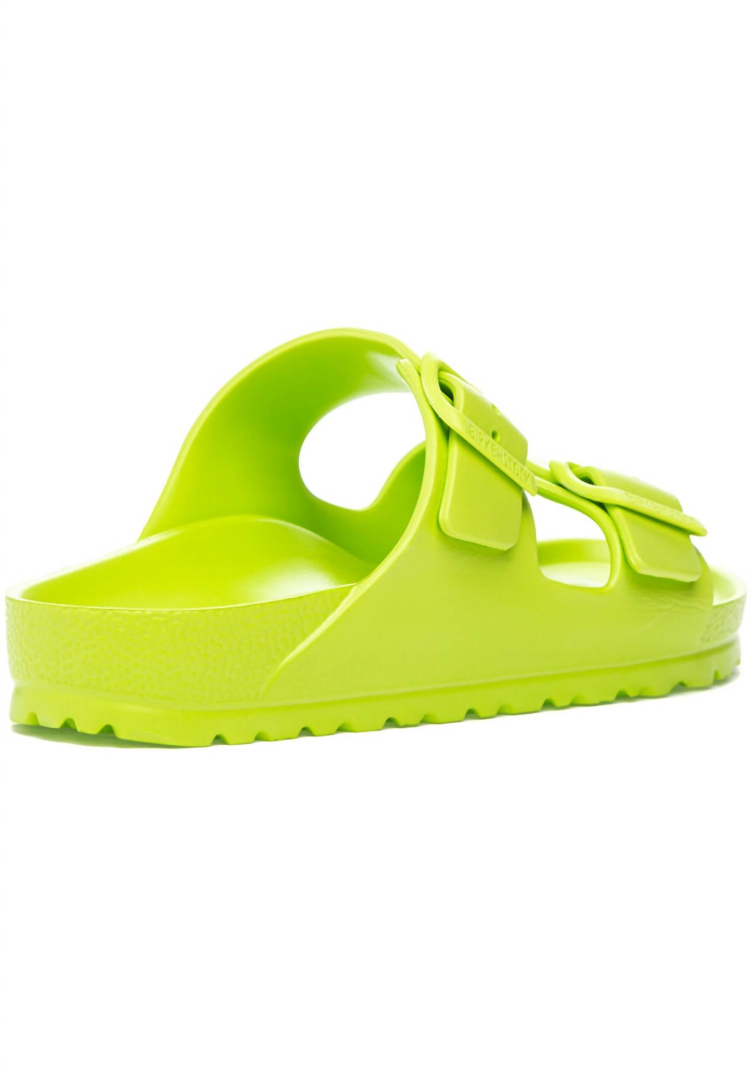 Women's Arizona Eva Two Strap Sandal - Narrow In Active Lime