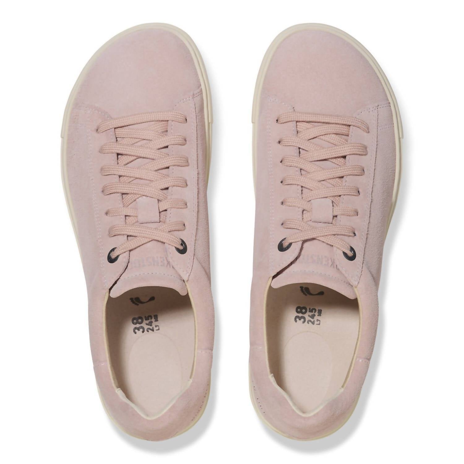 Women's Bend Suede Leather Sneaker In Light Rose