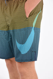 Striped Boxer Swimsuit