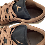 Nike Air Jordan 1 Low in Brown And Black Leather