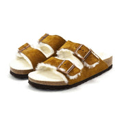 Men's Arizona Shearling Sandals In Mink