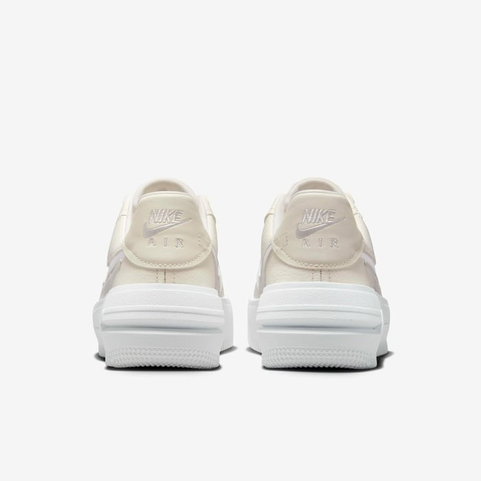 Women's Nike Air Force 1 PLT.AF.ORM DJ9946-107 Sneaker Ivory leather Casual Shoes