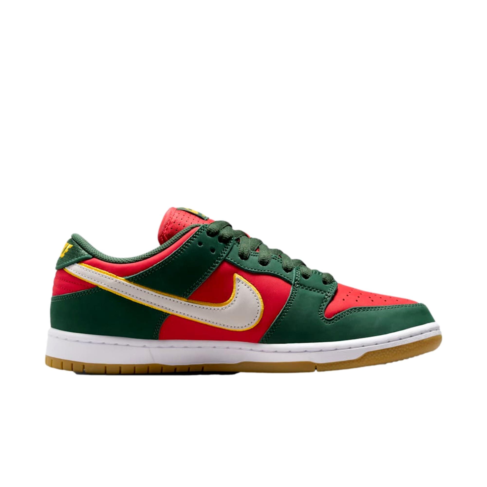 Men's Nike SB Dunk Low Pro Premium Fir/White-University Gold FZ1287-300