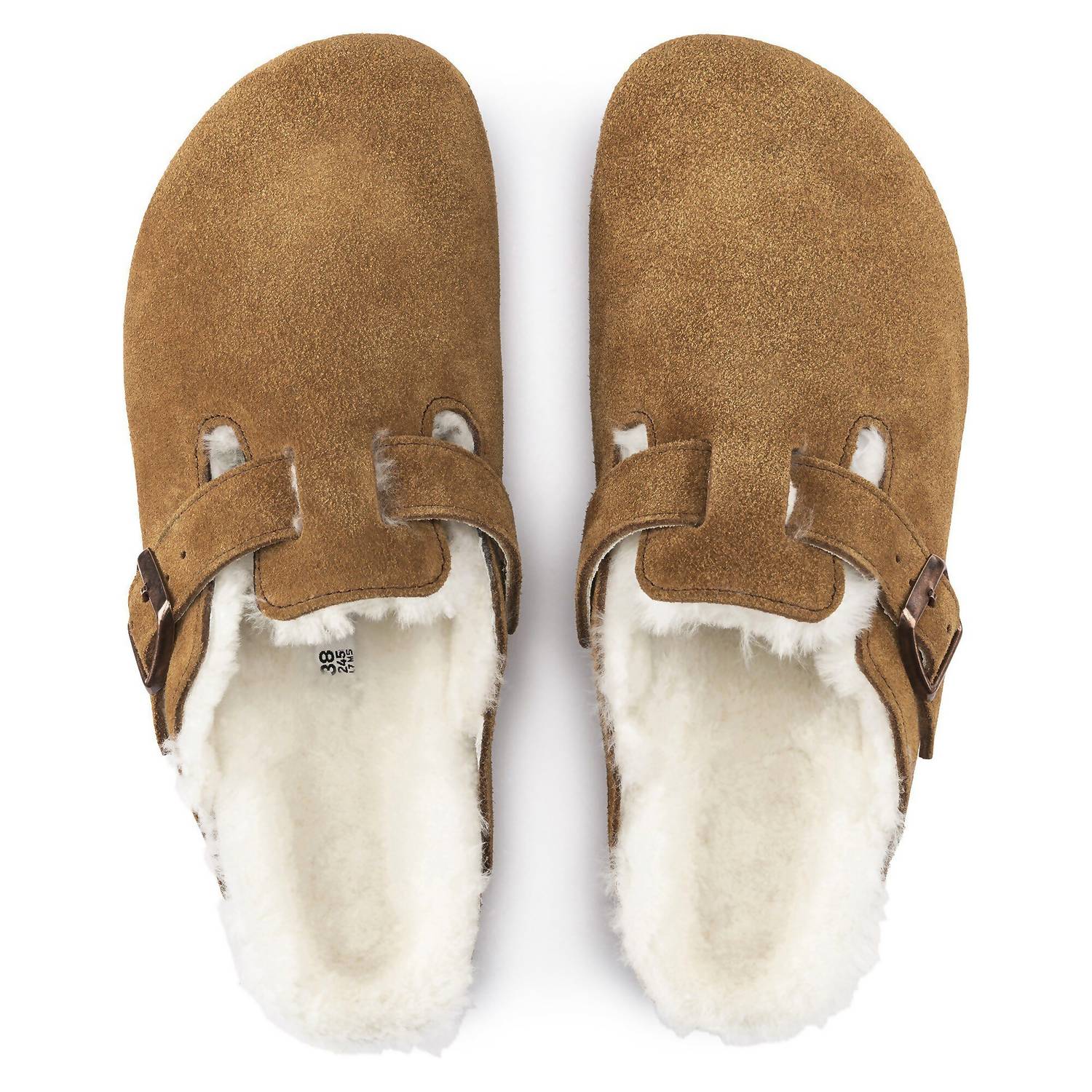 Women's Boston Vl Shearling Clogs In Mink
