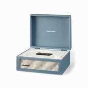 Crosley Voyager Portable Retro CD Player Bluetooth Speakers FM (Washed Blue)