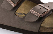 Unisex Arizona Birko-Flor Nubuk Sandals In Mocca
