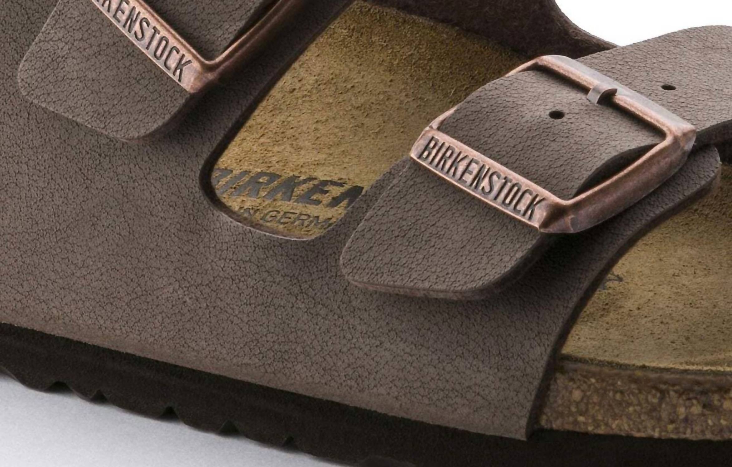 Unisex Arizona Birko-Flor Nubuk Sandals In Mocca