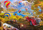 1000pc A Road Less Travelled: Hot Air Balloon