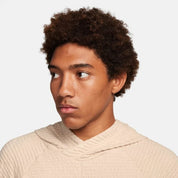 Nike Yoga Hoodie Men's Sand Drift Dri-Fit Textured Raglan Sleeve DSGL867