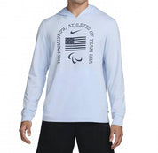 Men's Restore Dri Fit Yoga Lightweight Hoodie In Light Blue