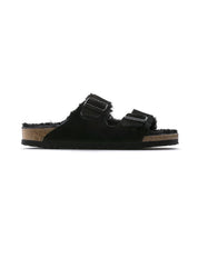 Women's Arizona Shearling Sandal In Black