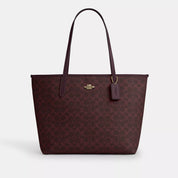 Coach Outlet City Tote Bag In Signature Canvas