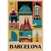 1000pc Style In The City - Barcelona Jigsaw Puzzle