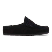 Unisex Naples Wrapped Suede Leather Clogs In Black