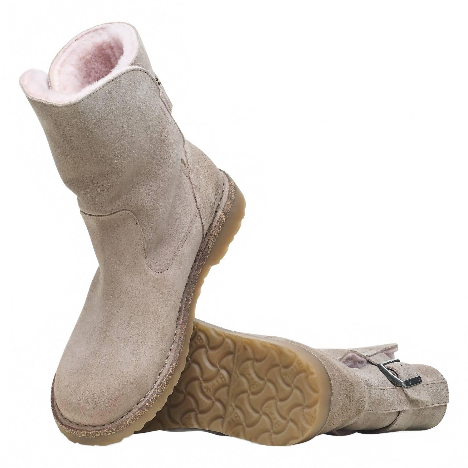 Women's Uppsala Shearling Boots In Gray Taupe