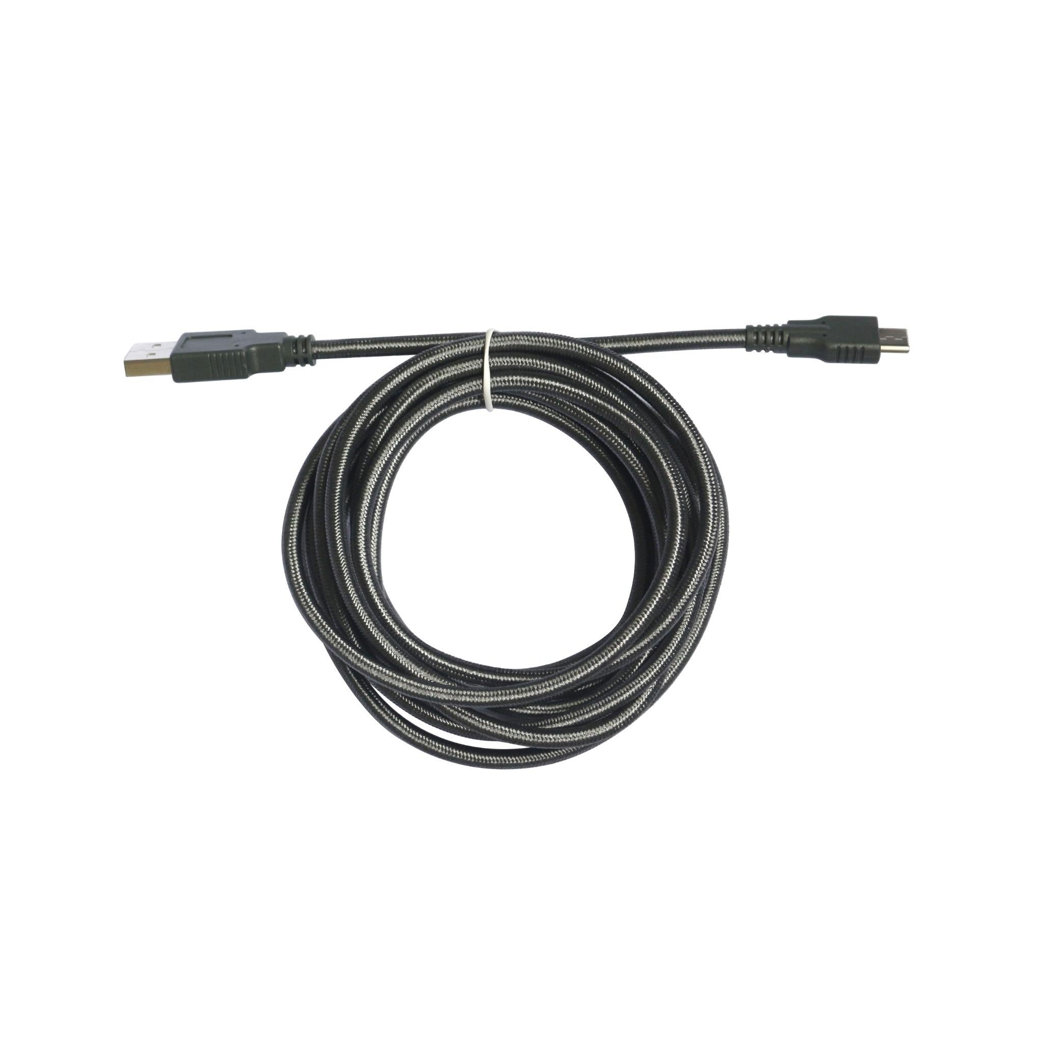 3rd Earth 3M USB-C Charge Cable for Nintendo Switch™ (Grey)