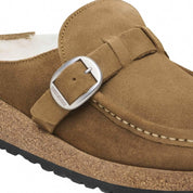 Women's Buckley Suede Leather Clog In Tea