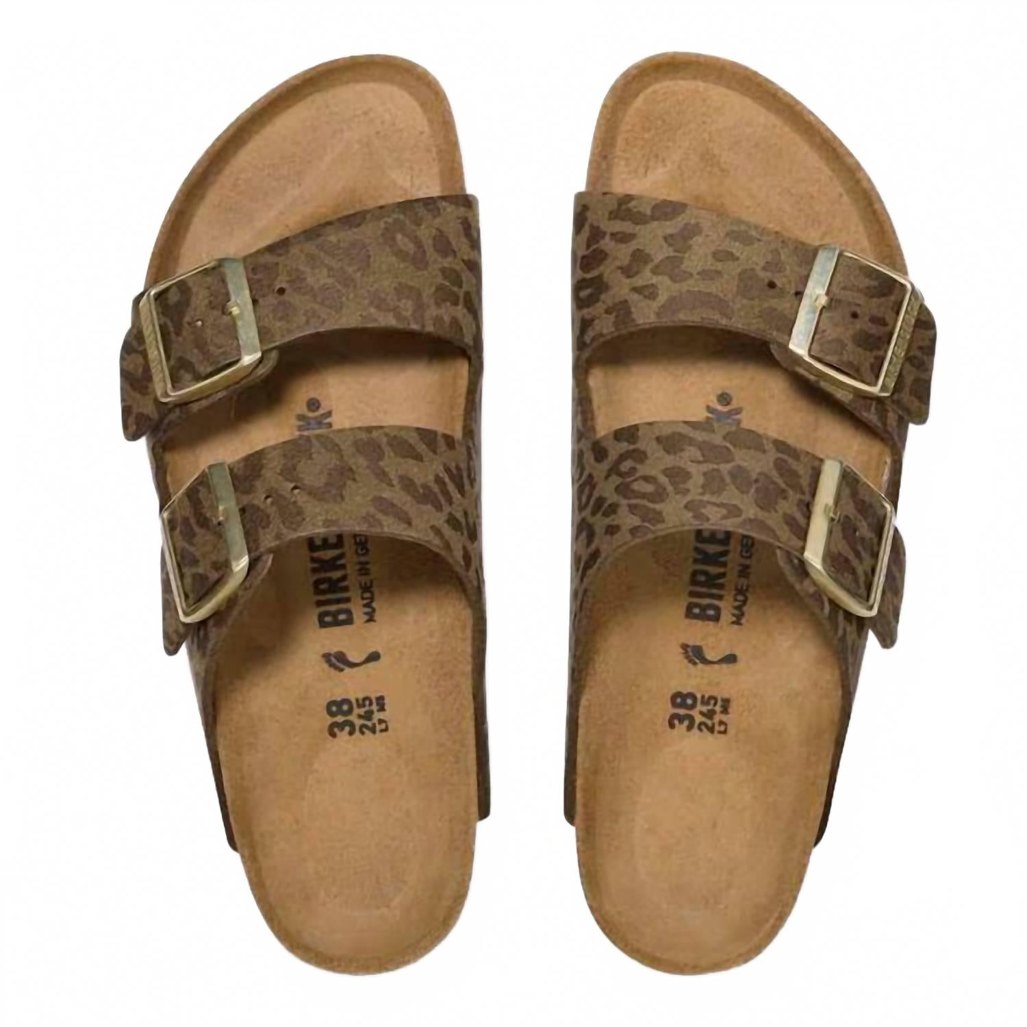 Unisex - Arizona Birkibuc Sandal In Leo Khaki