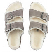 Women's Arizona Shearling Sandals In Stone Coin