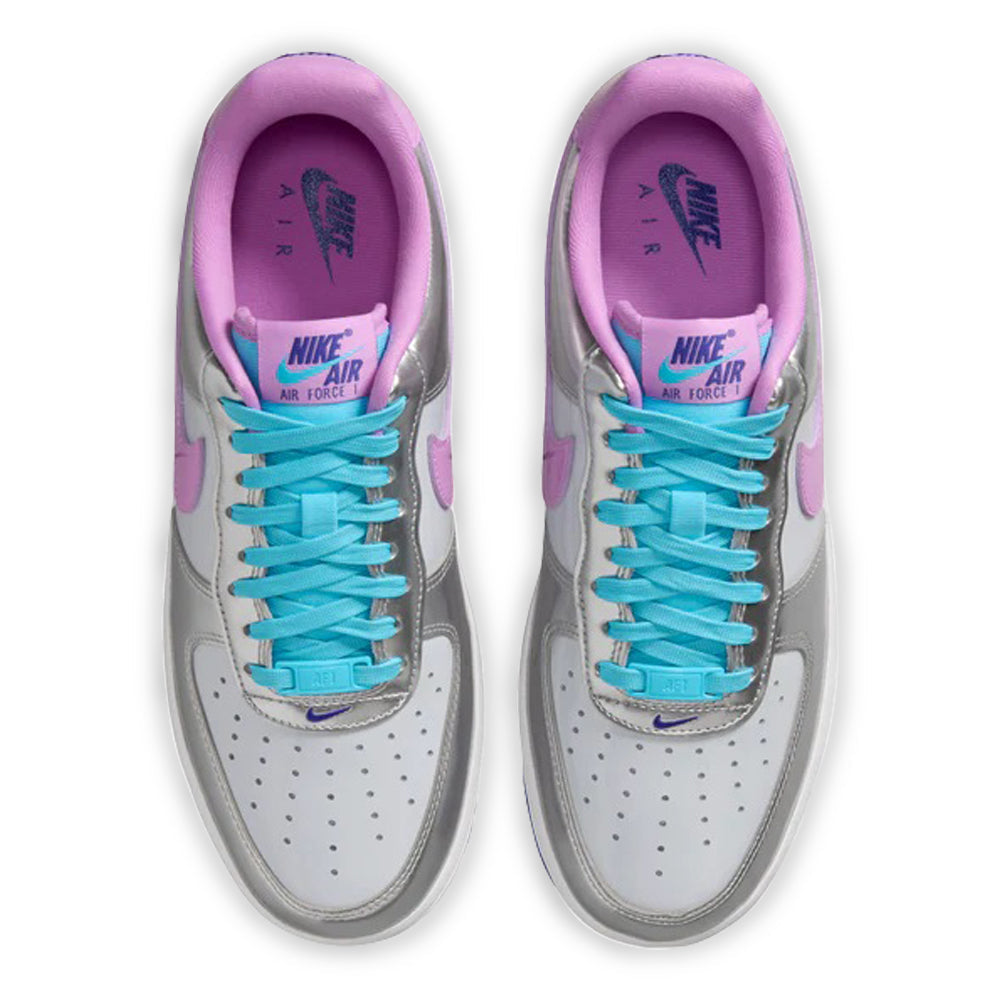 Women's Nike Air Force 1 `07 WNBA All-Star Chrome/Pure Platinum-Lagoon Pulse-Fuchsia Glow IV5686-001