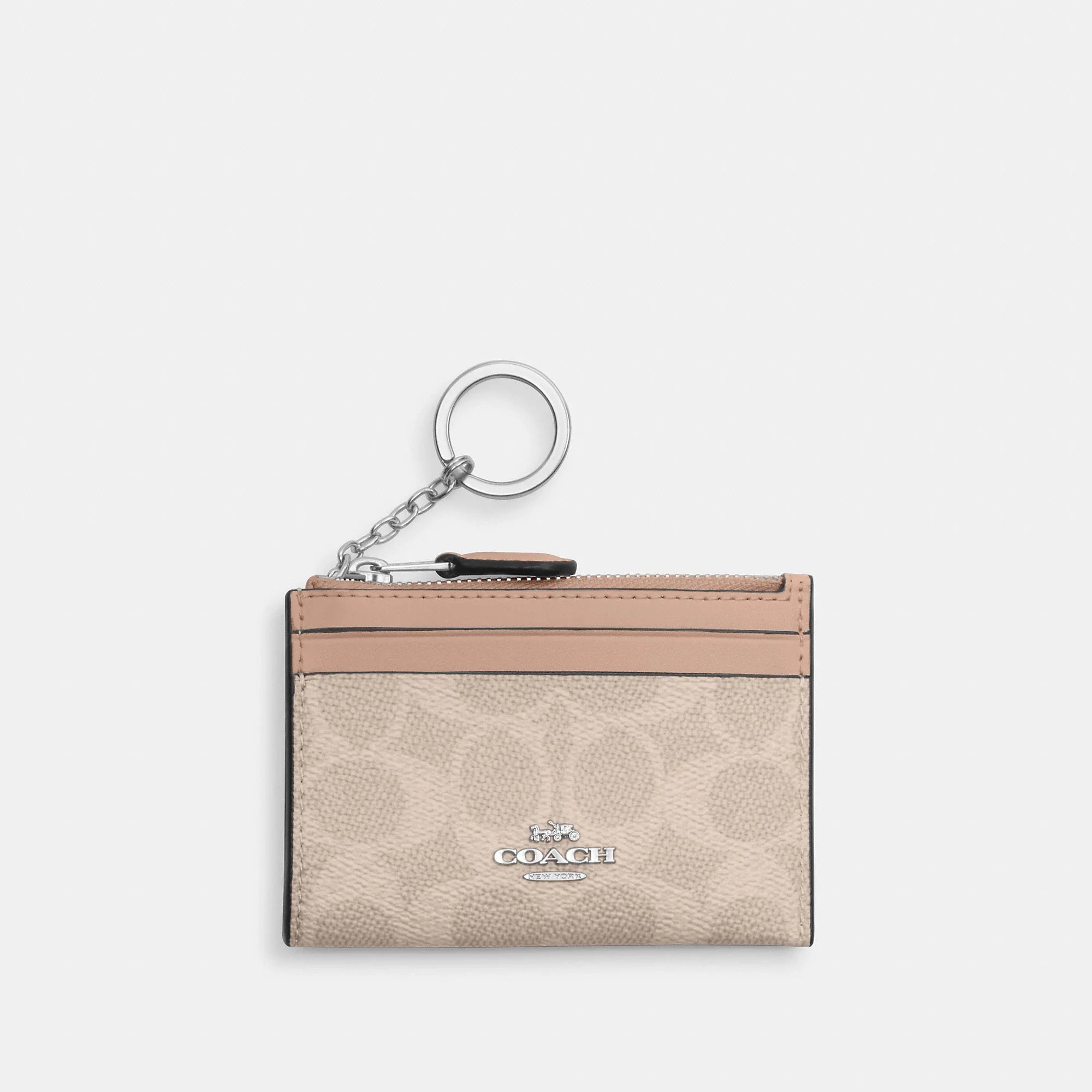 Coach Outlet Mini Skinny Id Case In Signature Canvas