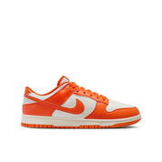 Men Dunk Low Retro Shoes In Pale Ivory/ Safety Orange