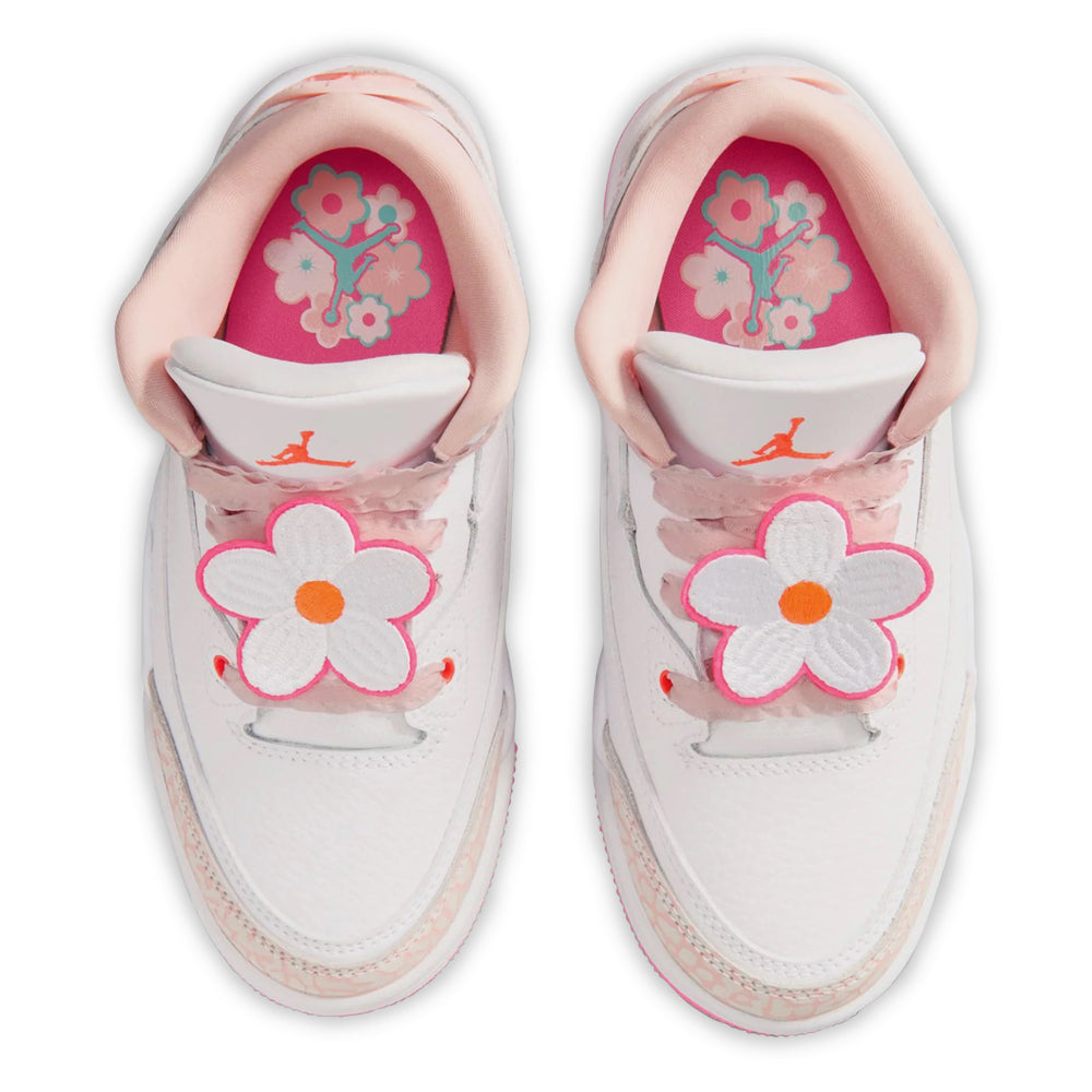 Air Jordan 3 Retro - Spring Flowers - Little Kids' Sneakers