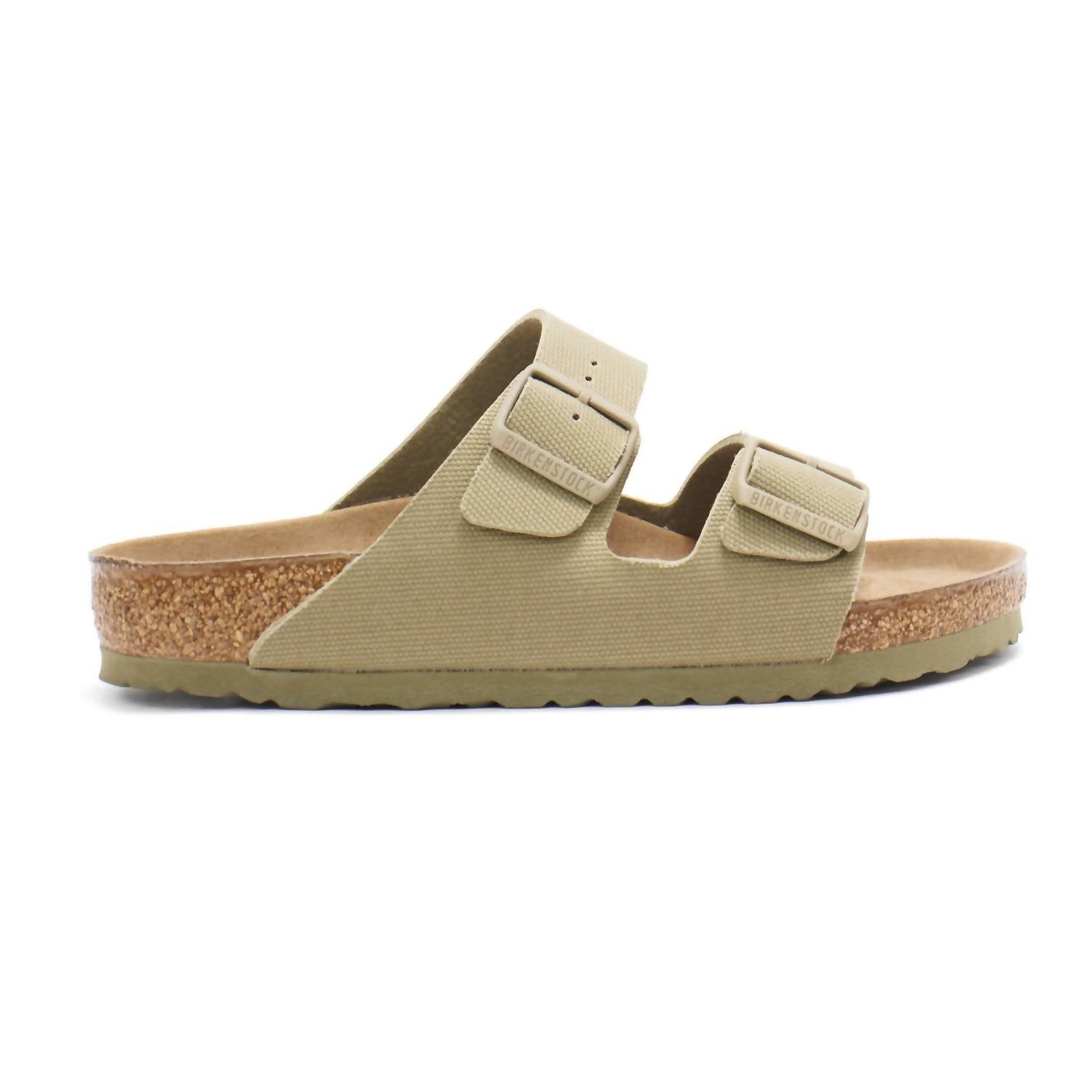 Men's Arizona Rivet Logo Vegan Sandals In Faded Khaki