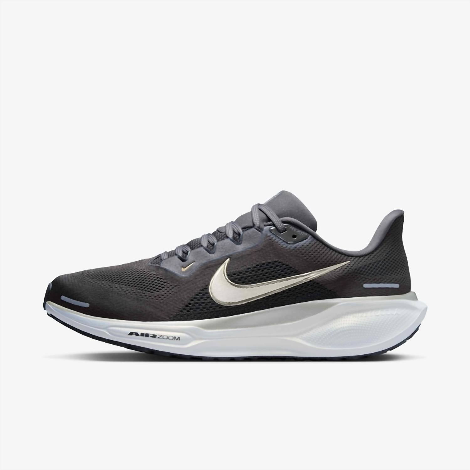 Men's Pegasus 41 Shoes In Medium Ash/metallic Gold Grain