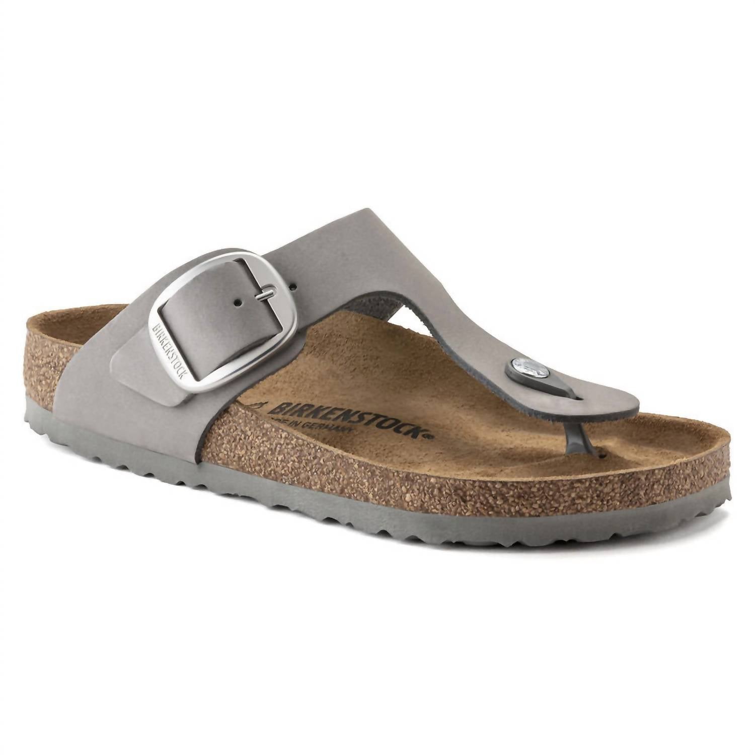 Women's Gizeh Big Buckle Sandal In Dove Gray