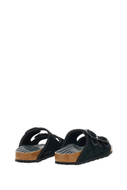 Ballet-Inspired Arizona Sandal with Gingham Cork Footbed