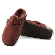 Unisex Boston Shearling Clog In Antique Port
