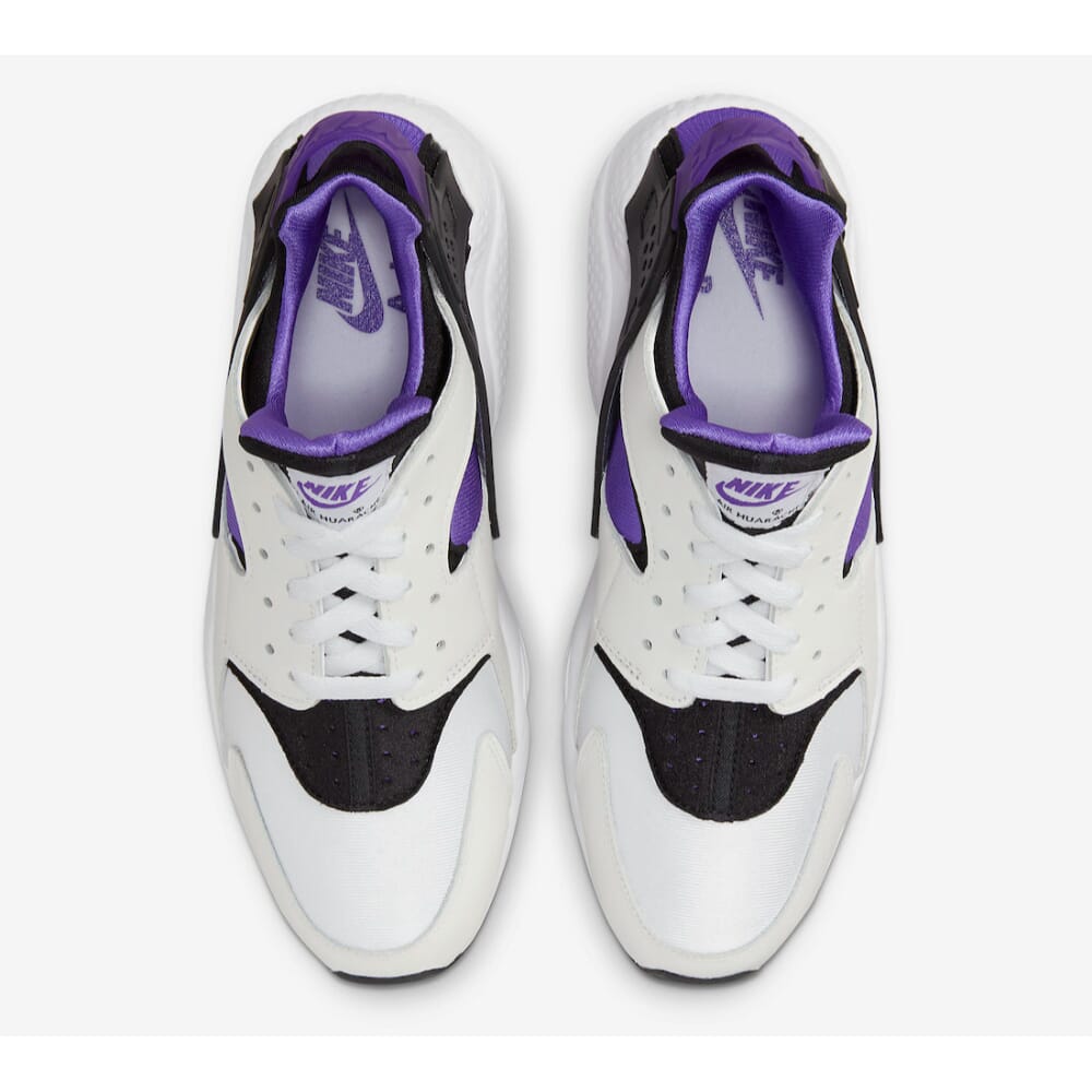 Nike Air Huarache White/Black-Hyper Grape  DD1068-108 Men's