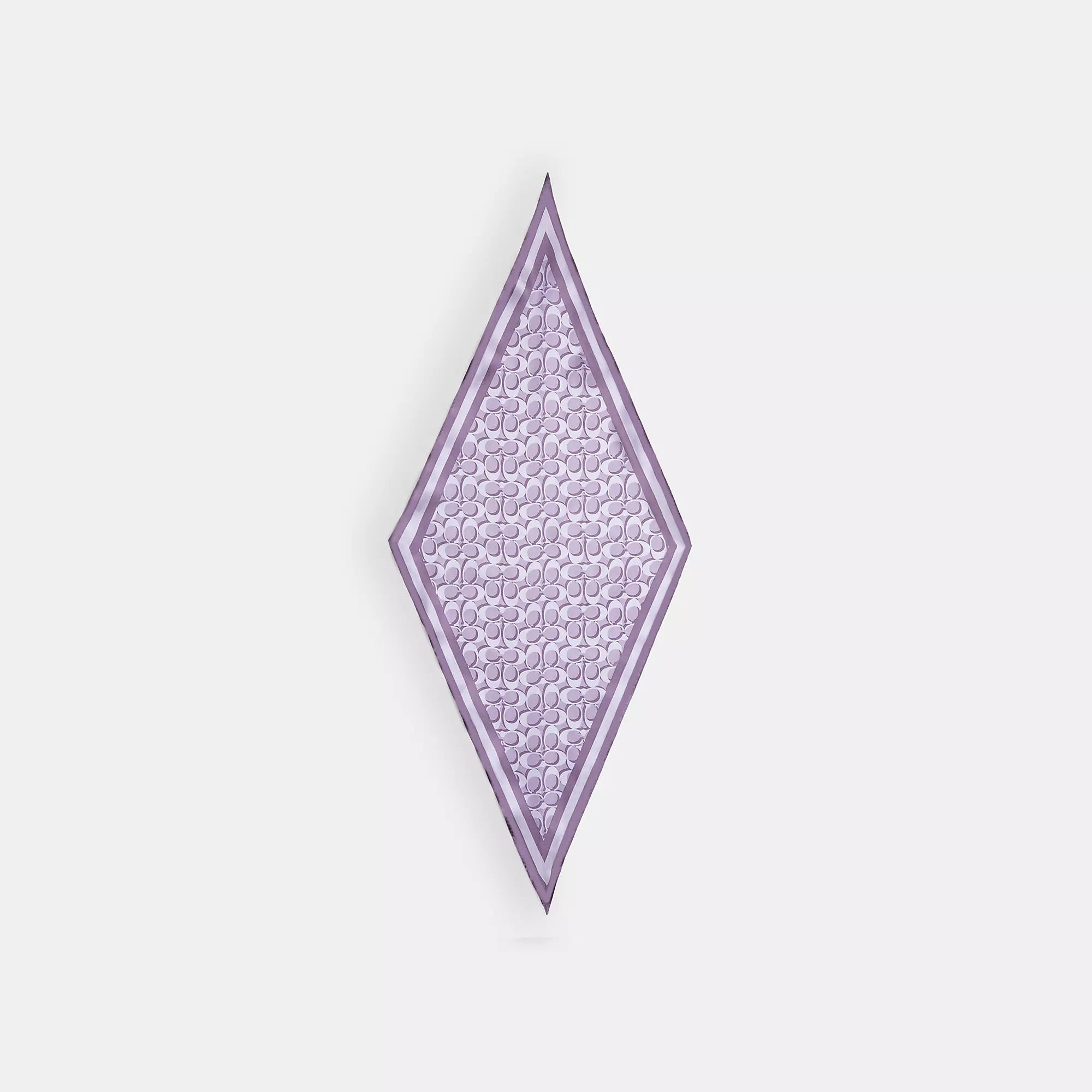 Coach Outlet Signature Silk Diamond Scarf