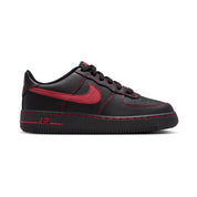 Grade School Nike Air Force 1 Lv8_Black/University Red-Black-Black